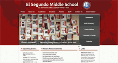 Desktop Screenshot of elsegundomiddleschool.org